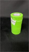 5 Pack Green Flagging Tape, Non-Adhesive Plastic