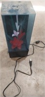 Fiber optic flower music box light