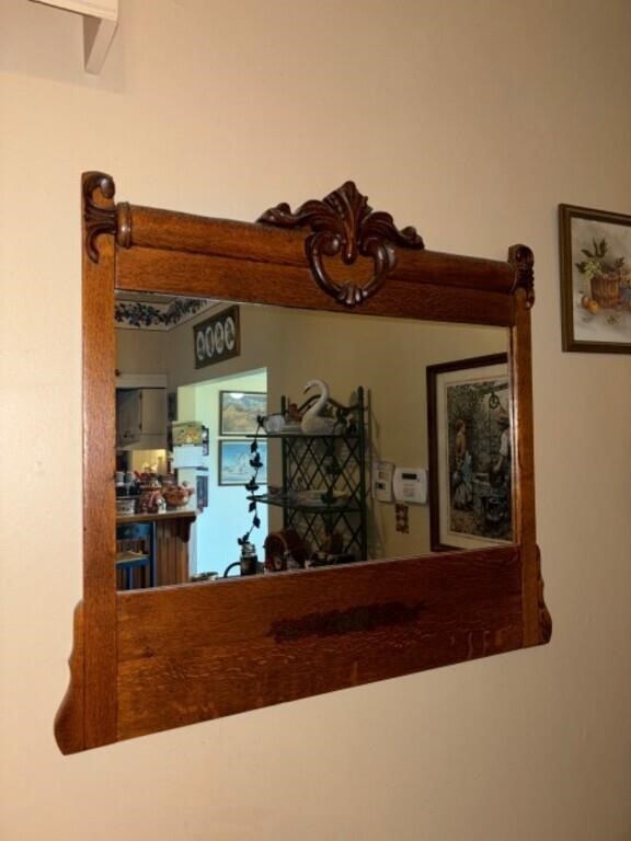 Antique Carved Mirror