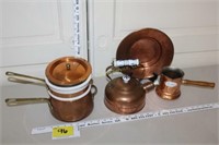 Copper Kettle, Double boiler, etc