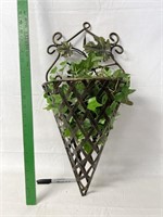 Metal Hanging Basket Decor with Greenery