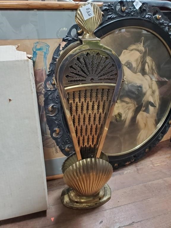 Brass Fireplace Fan