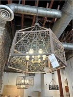 *EACH*WROUGHT-IRON 32" CHANDELIERS **