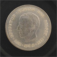 Belgium Coins 1951 250 francs King Baudoin