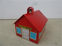 Vintage Little Red Schoolhouse Bank