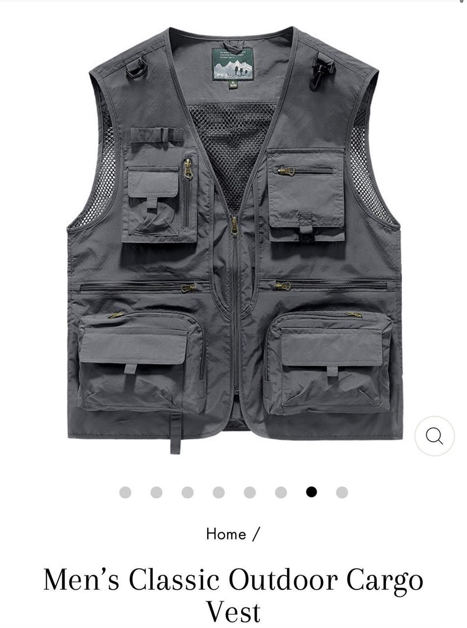 Men's Classic Outdoor Cargo Vest