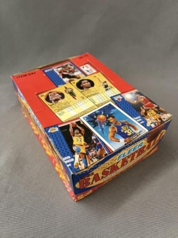 1991 Fleer Basketball Unopened Wax Box