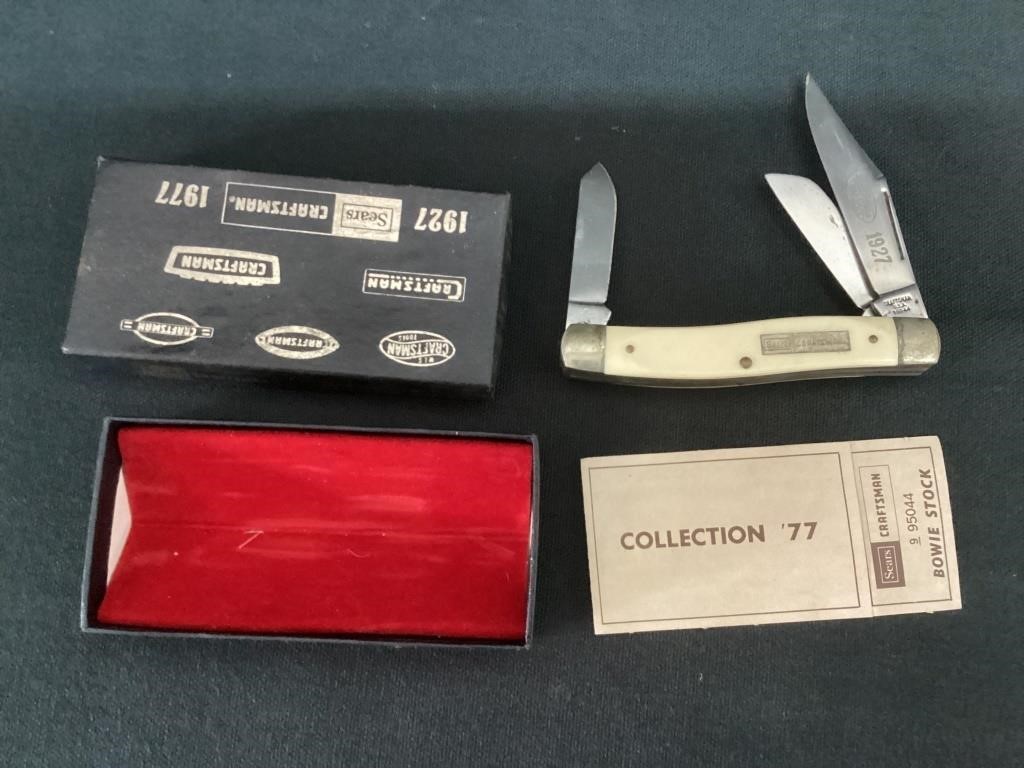 Craftsman 1977 Pocket Knife in Box