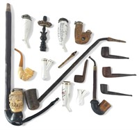 Group Of Antique European Pipes