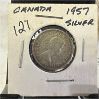 1957 CANADA SILVER DIME