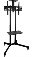 Mount-It! TV Cart Mobile TV Stand Wheeled