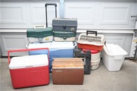 Coolers, Tackleboxes, Schrade Knives