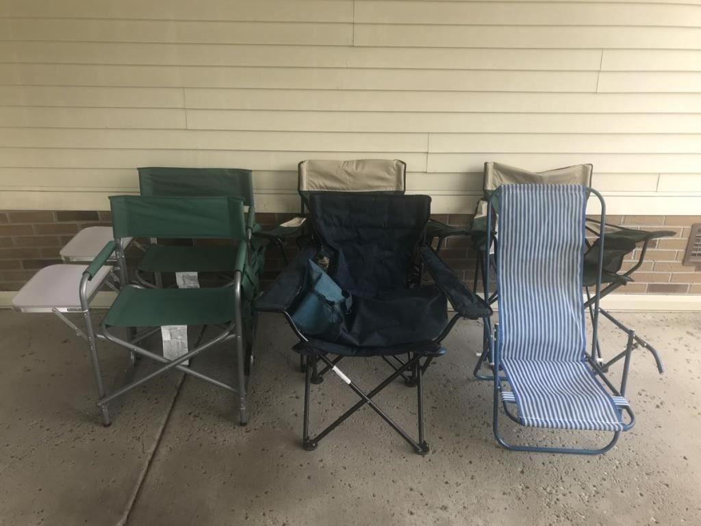 6 CAMPING / OUTDOOR CHAIRS