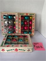 Three Boxes of Assorted Shiny Brite Ornaments