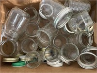 assorted canning jars