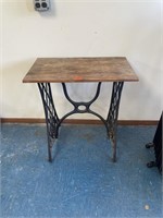 Antique cast iron desk