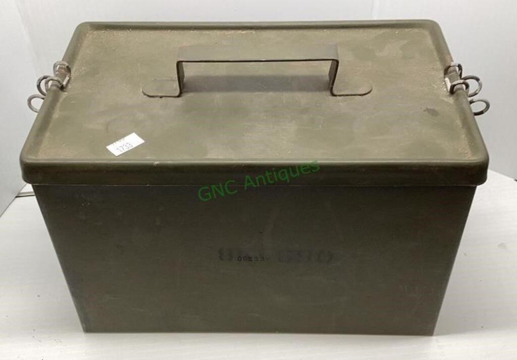 WW II ? Military ammo box,