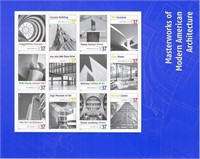 Masterworks of Modern American Architecture Stamps
