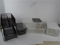Small Storage Containers and Related