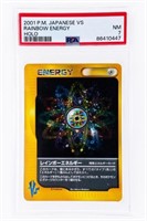 Pokemon Rainbow Energy Holo Japanese 2001 P.M. PSA