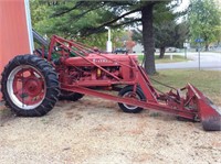 Farmall H with loader, Serial #88093, has