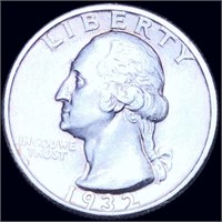 1932-S Washington Silver Quarter CLOSELY UNC