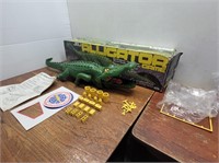 Vintage Jeu Alligator Game By IDEAL#Looks Complete