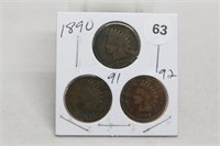 1890/91/92 Cents
