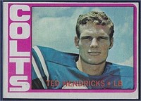 Nice 1972 Topps #93 Ted Hendricks RC Colts