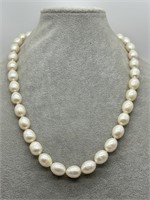Sterling FINE South Sea Natural Pearl Necklace