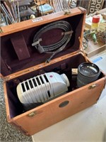Vintage projector with removal lense