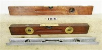 3 – Various, Stanley levels, refinished G.: