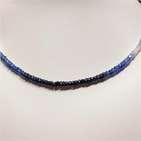 Certified 10K  Naturl Color Sapphire(10.95ct) Neck