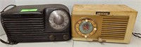 Lot of 2 Vintage Table Radios