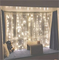 New- Twinkle Star 300 LED Window Curtain String