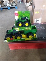 John Deere lot - A Monster Treads Tractor, and a