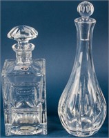 2 Gorgeous Crystal Decanters