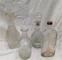 3 Decanters and Fairview Wine Co. Bottle