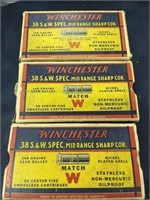 Western 38 special center fire cartridges. 50