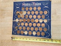 States of the Union Bronze coins