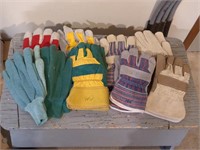 9 Pairs of Gloves