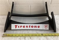 Classic Firestone Tire Display Stand