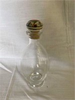 Decorative glass bottle