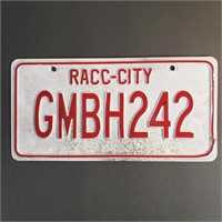 PROP LICENSE PLATE