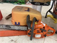 HUSQVARNA 18IN CHAIN SAW - MOTOR TIGHT - WITH CASE
