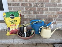 Garden Tools and Potting Soil