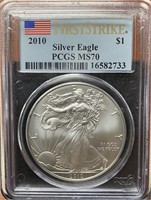 2010 American Silver Eagle (MS70 PCGS)