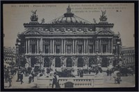 1918 Paris Opera House Postcard; Postal, Philateli