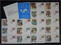 1982 World Flags United Nations Cover Set