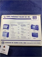 Vintage Sams Photofact Folder No 809 Console TVs